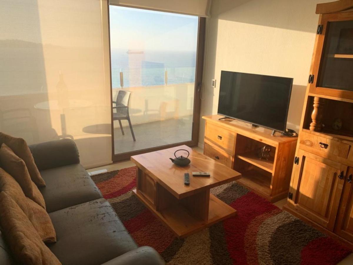 Departamento Con Y Vista Al Mar - Condominio Jardin Del Mar Apartamento